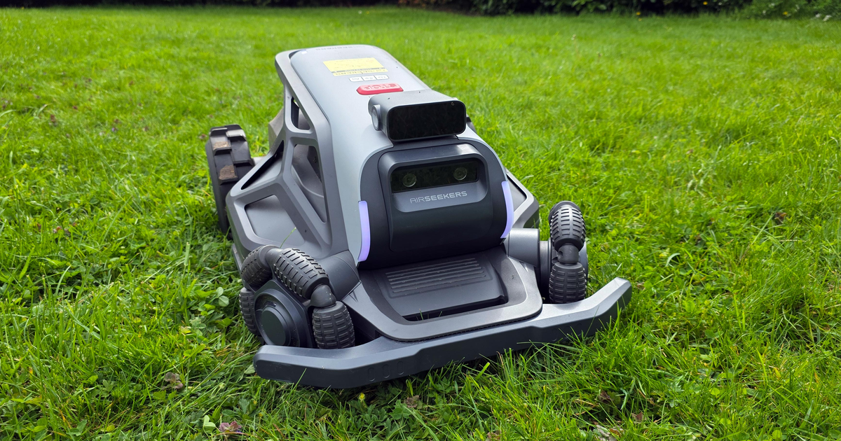 Airseekers Tron im Test: Leistungsstarker Mähroboter mit speziellem Mulchsystem