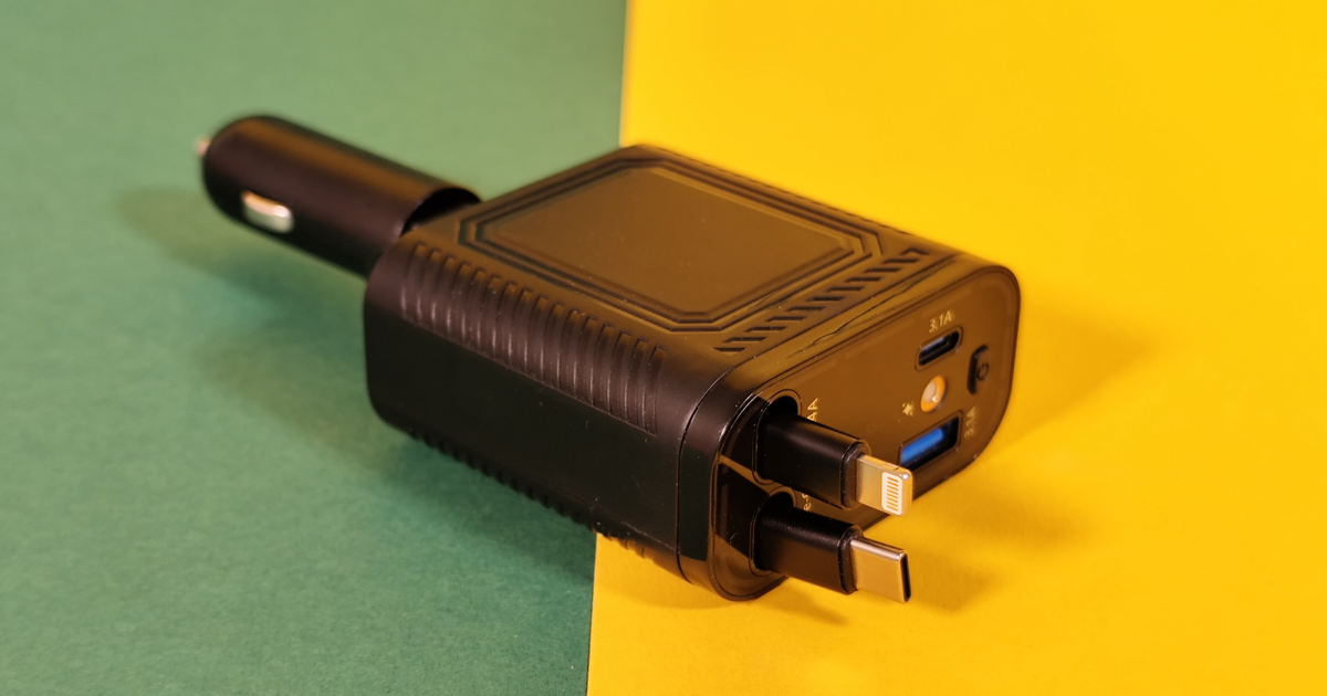 Ladegerät für den Zigarettenanzünder mit Laser für 10 €: AmazeFan 4-in-1 im Test