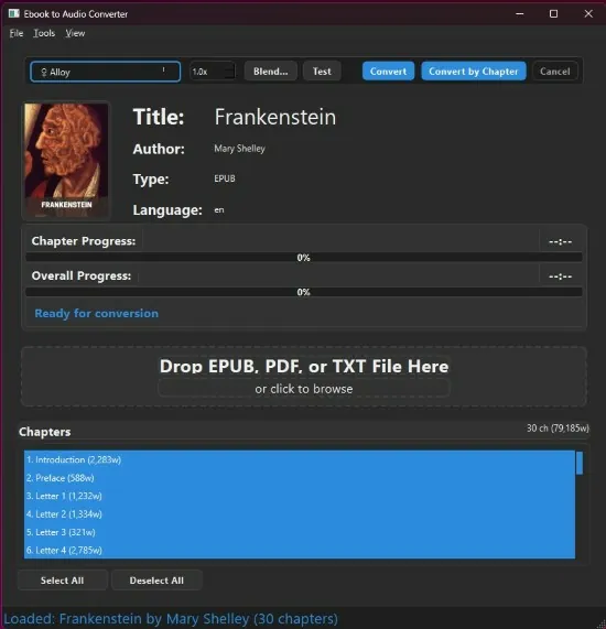 Portable AI Ebook to Audio Converter 1.1.29