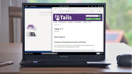 Tails 7.7: Warnung vor abgelaufenen Secure-Boot-Zertifikaten