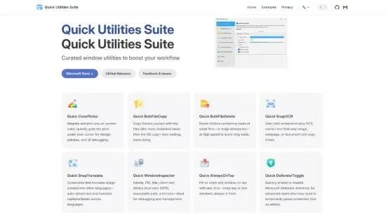 Portable Quick Utilities Suite 4.6.0 (x64)