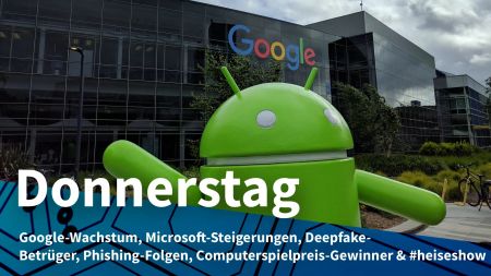 Donnerstag: Googles KI-Suche als Umsatztreiber, Speicherkrise belastet Microsoft