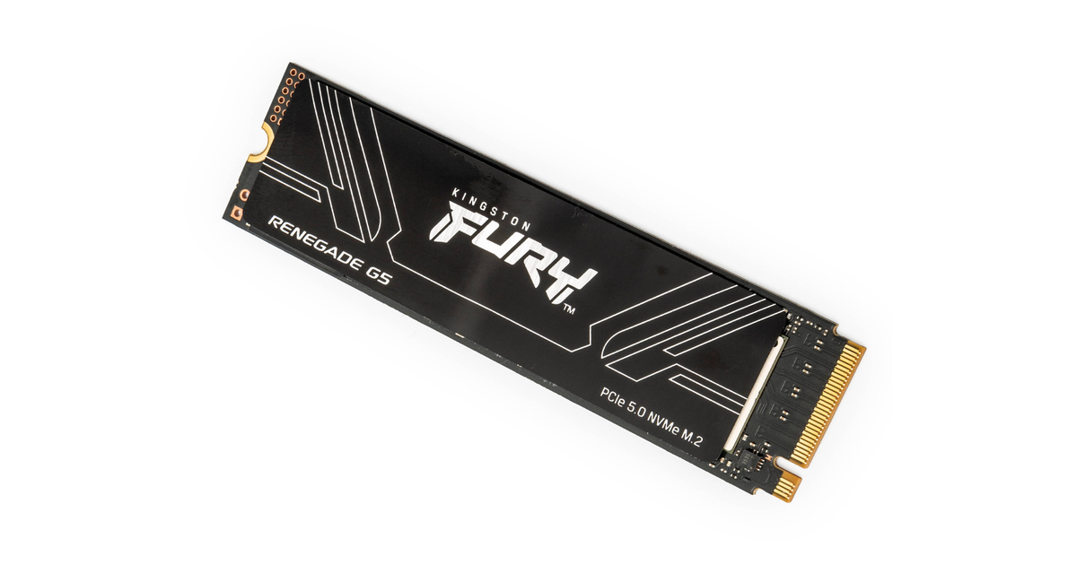 NVMe-SSD Kingston Fury Renegade G5 im Test: Top-Tempo, kaum Stromhunger