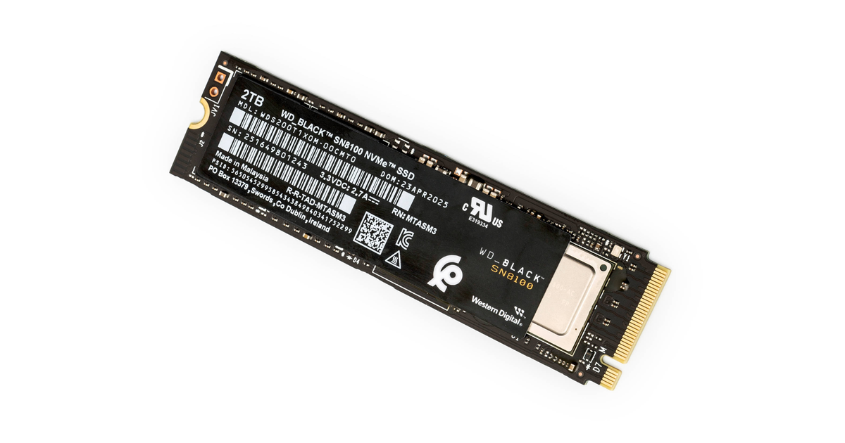 Sandisk WD Black SN8100 im Test: NVMe-SSD mit PCIe 5.0 schafft fast 15 GB/s
