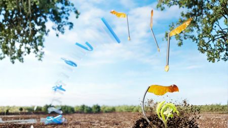 Winzige Knoten-Roboter springen, fliegen und säen Samen aus