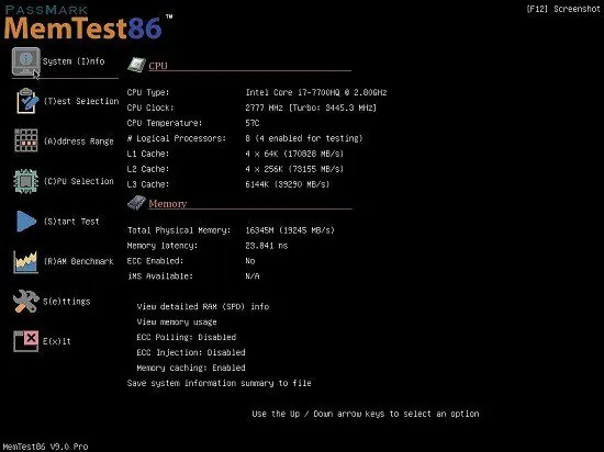 Memtest86 Pro v11.7.1000 ISO Multilingual