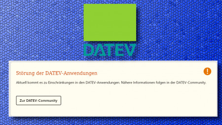 Datev: Anwendungen seit Dienstagmittag gestört