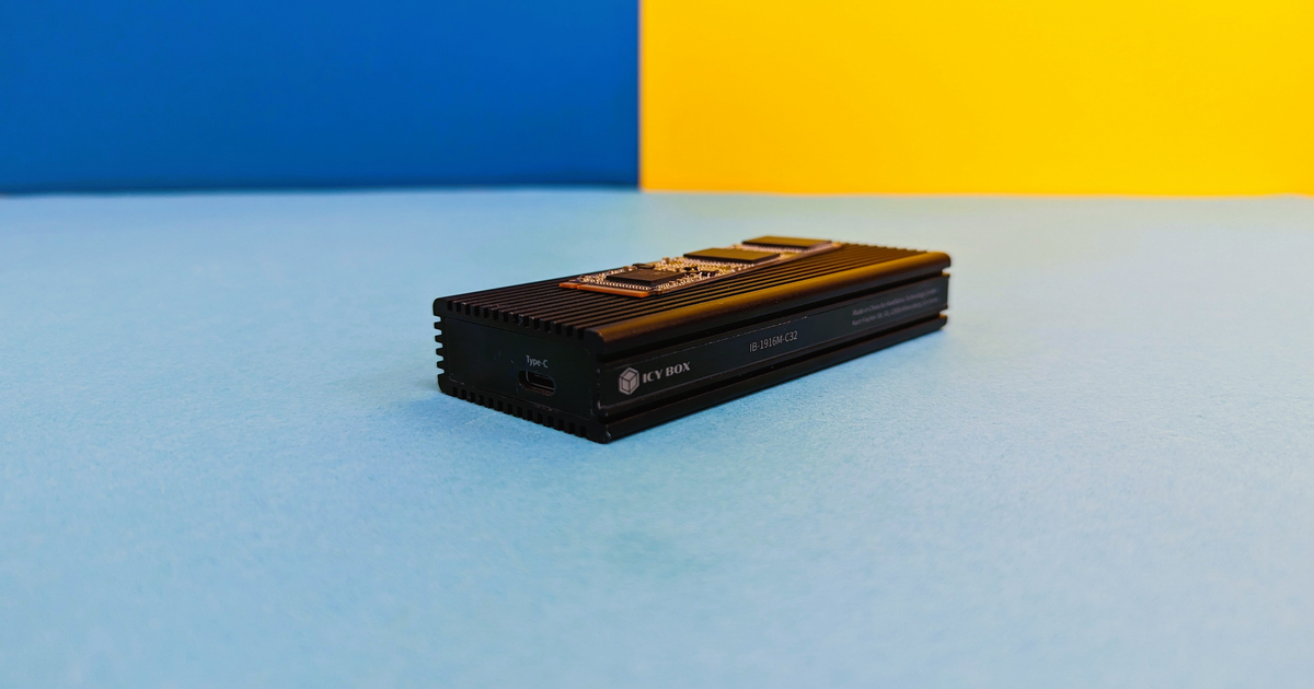 Gehäuse für M.2-SSD mit USB-C: Icy Box IB-1916M-C32 im Langzeit-Test